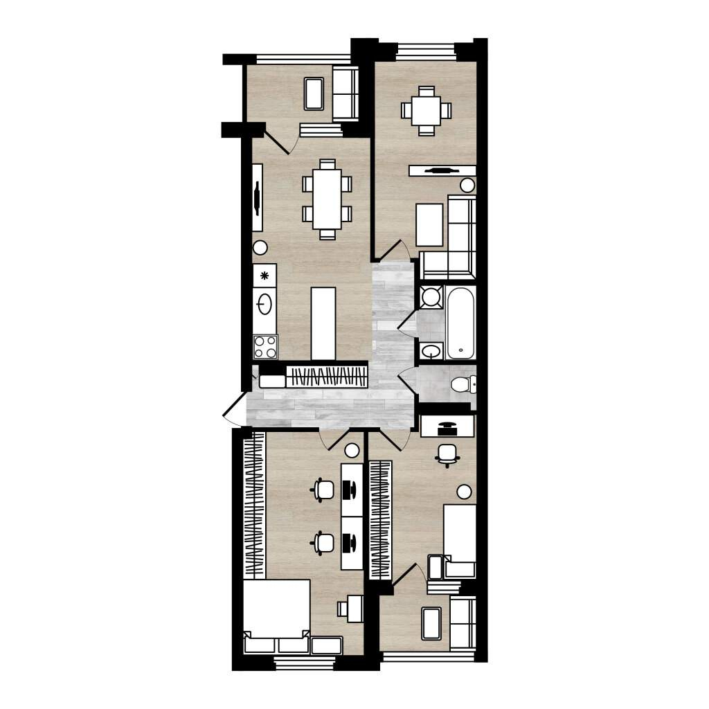 Продажа: Квартира 79.3 м², этаж 2/7, по адресу Россия, Ярославская область,  Ярославль, Спасская улица, д.6 - по цене 9119500 руб. на ПроНедвижимость