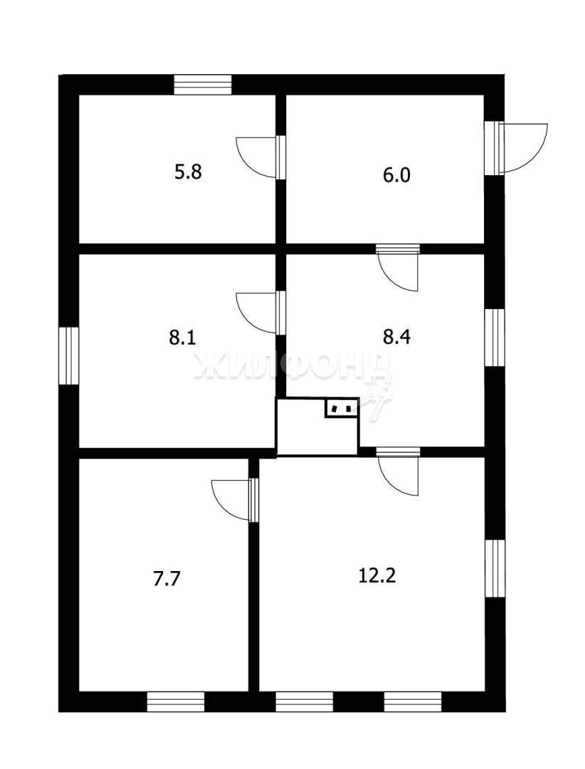 Продажа: Дом 48.2 м², по адресу Россия, Новосибирская область, Карасук,  Интернациональная улица - по цене 1500000 руб. на ПроНедвижимость