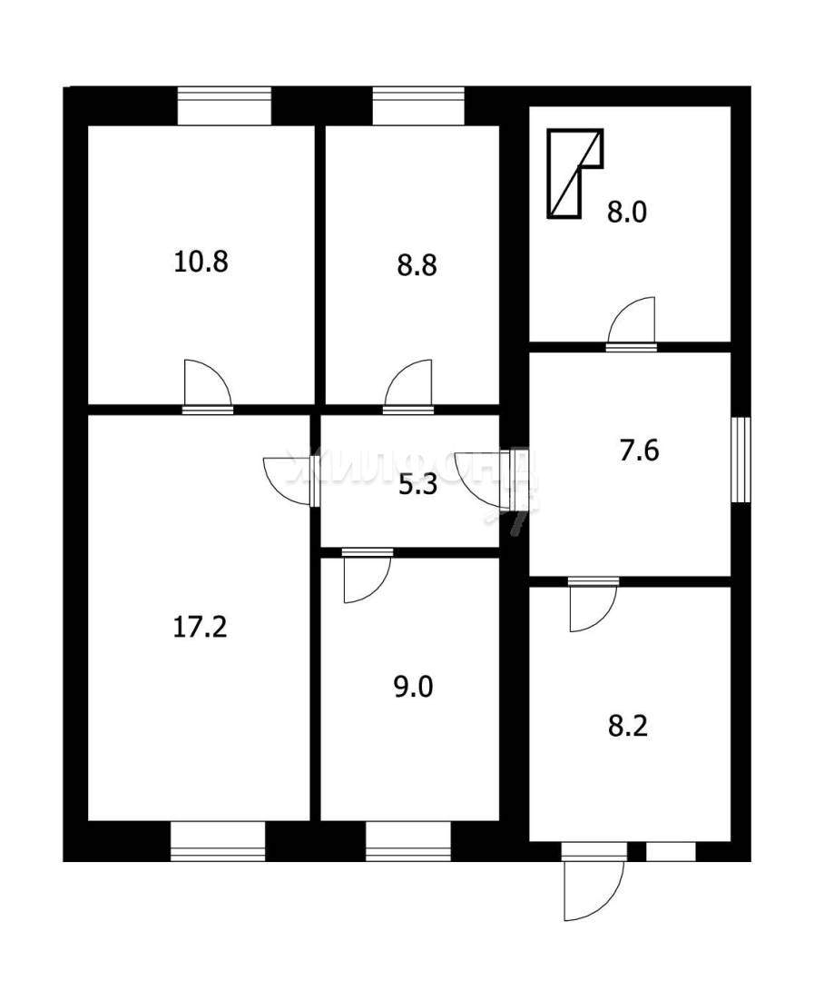 Продажа: Дом 80.0 м², по адресу Россия, Новосибирская область, Тогучин,  Боровлянка улица - по цене 2700000 руб. на ПроНедвижимость