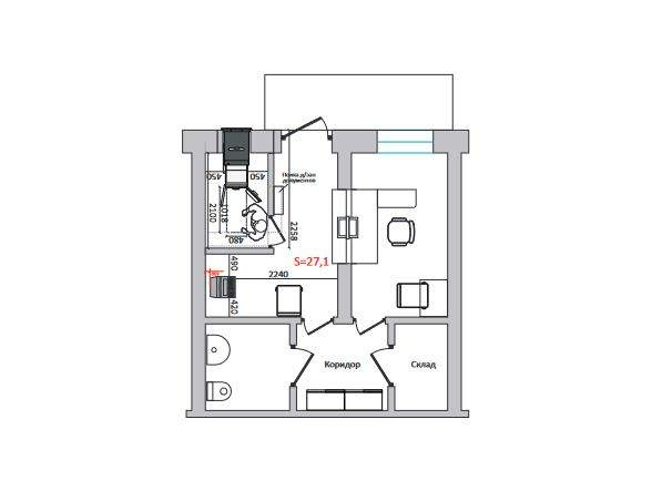 Продам офис 27.1 м.кв.