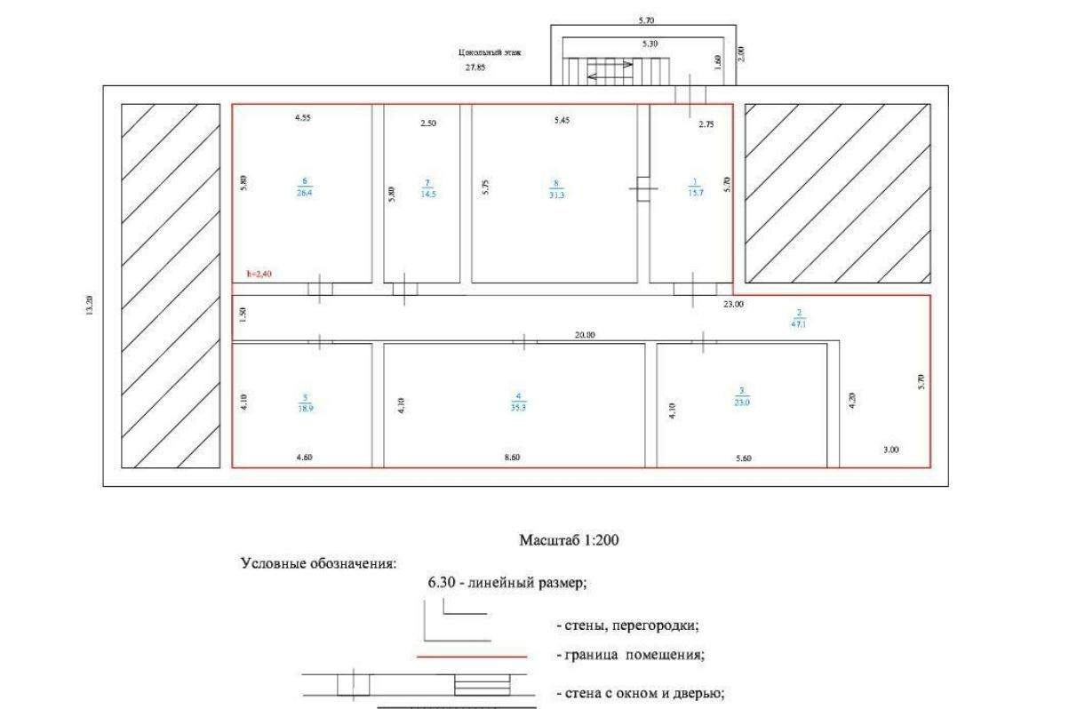 Продам помещение свободного назначения 212.2 м.кв.