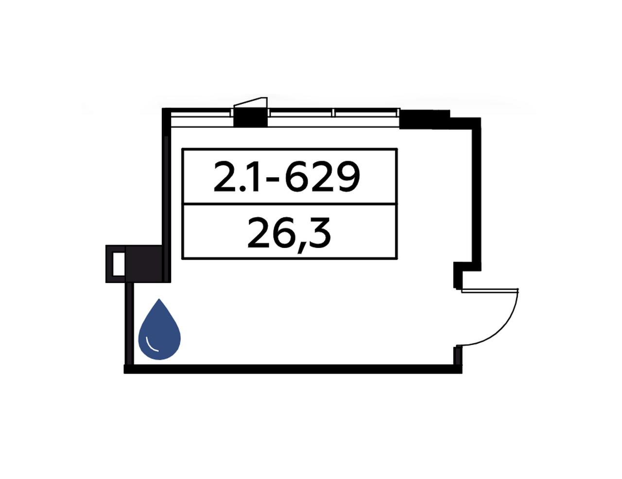 Продам офис 26.3 м.кв.