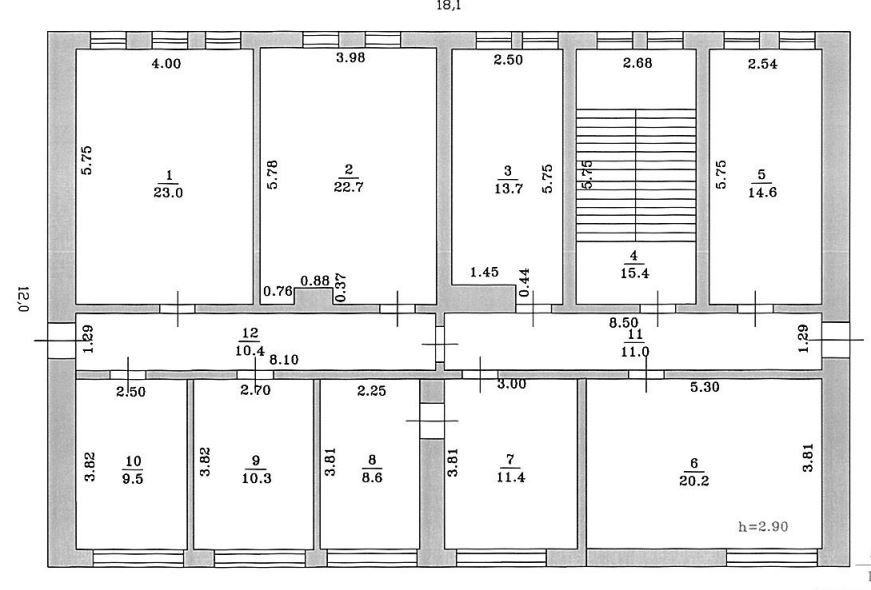 Продам торговое помещение 515.6 м.кв.