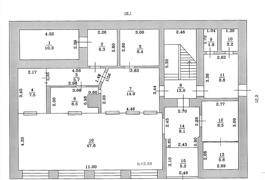 Продам торговое помещение 515.6 м.кв.