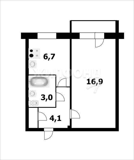 Квартира на продажу в Брянске, Ромашина улица, 33к1 фото №10