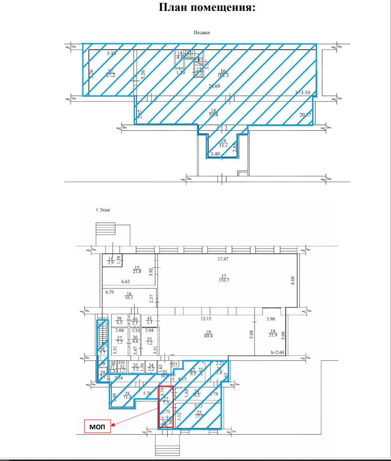 Продам помещение свободного назначения 280.4 м.кв.