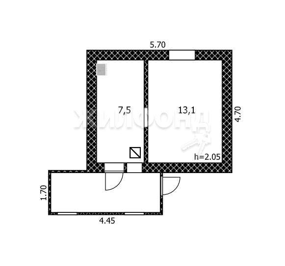 Продам земельный участок 464 м.кв.