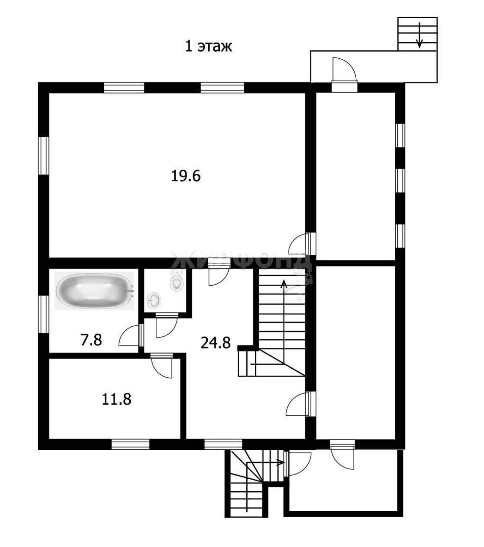 Дом на продажу в Томске, Академический микрорайон, 116 фото №7