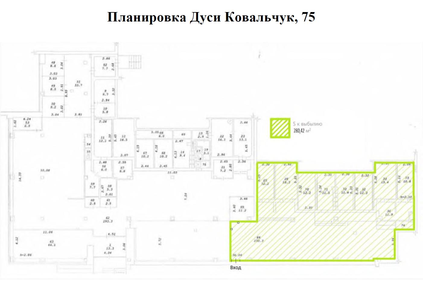 Сдам в аренду помещение свободного назначения 280.4 м.кв.