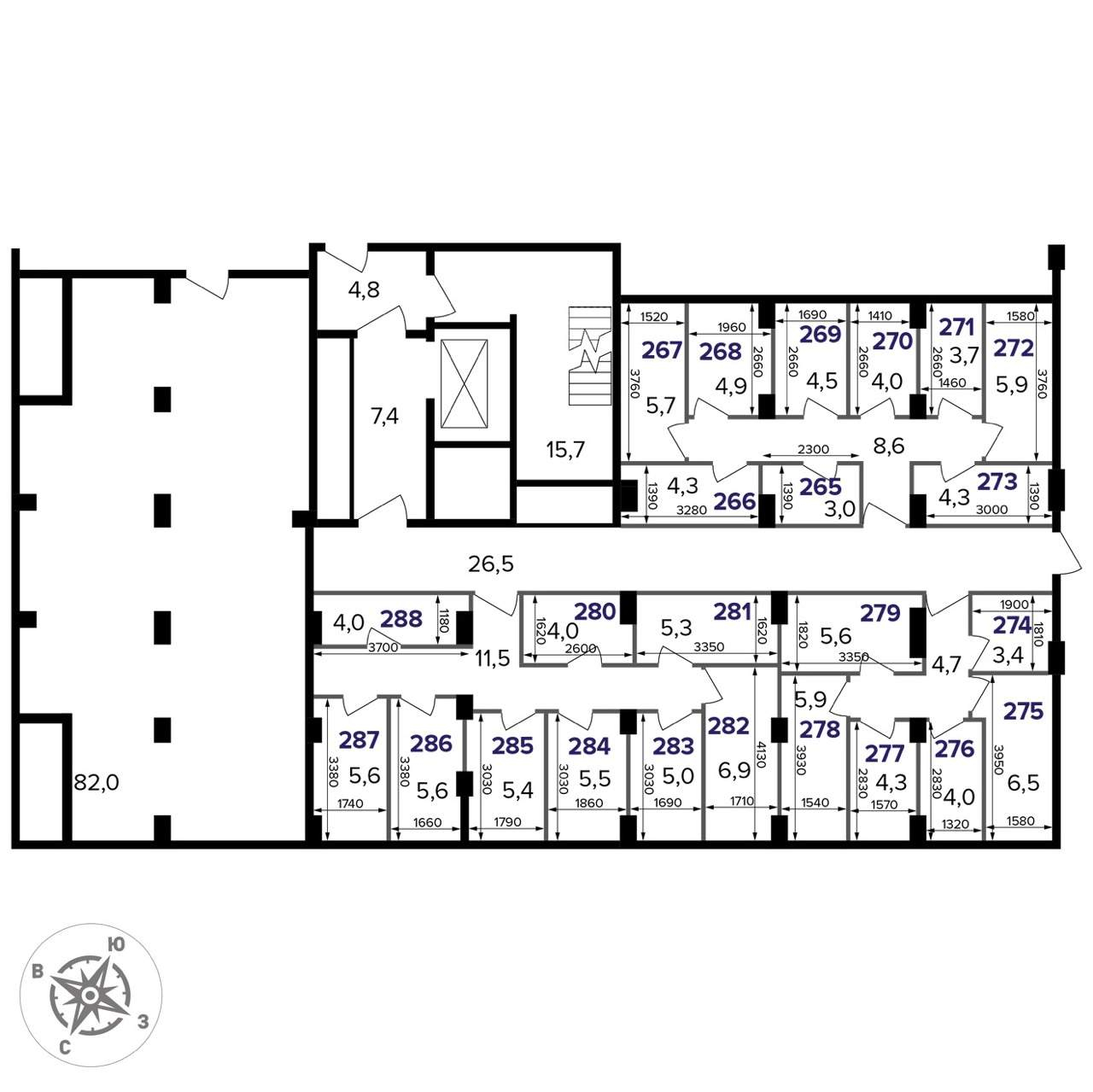Продам помещение свободного назначения 3.2 м.кв.