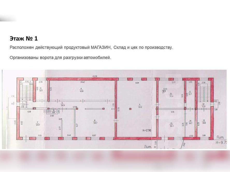 Продам помещение свободного назначения 1460 м.кв.