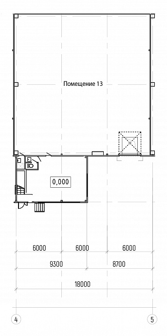 Сдам в аренду склад 551.8 м.кв.