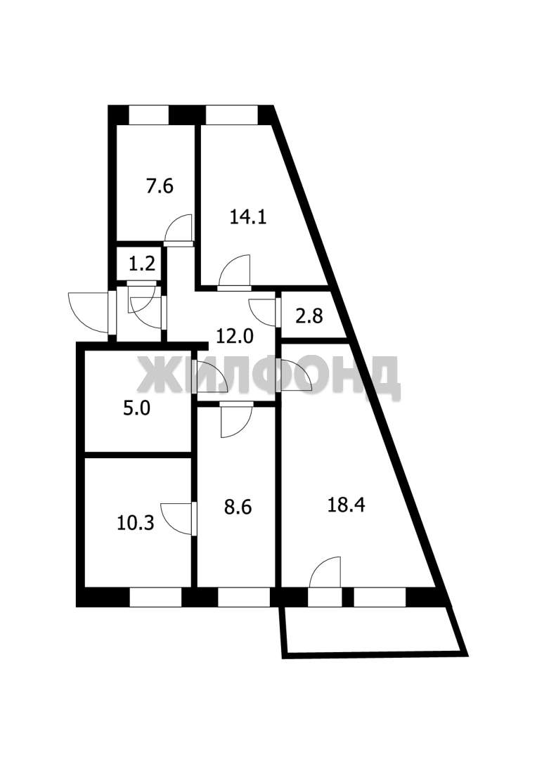 Квартира на продажу в Тольятте, Автостроителей улица, 74 фото №19