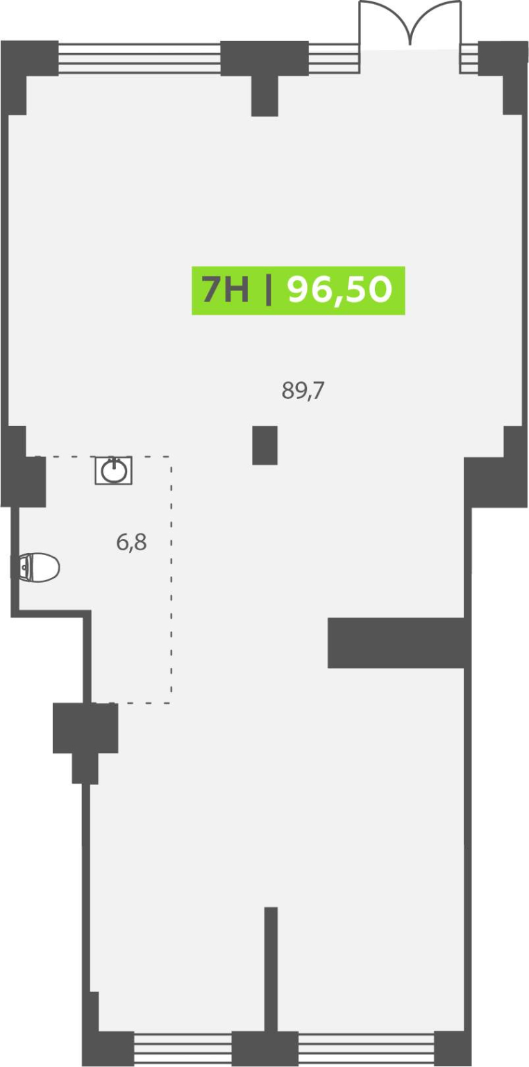 Продам магазин 96.5 м.кв.