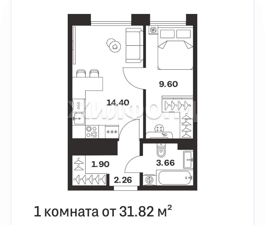 Квартира на продажу в Петровском, Центральная улица, 43 фото №9