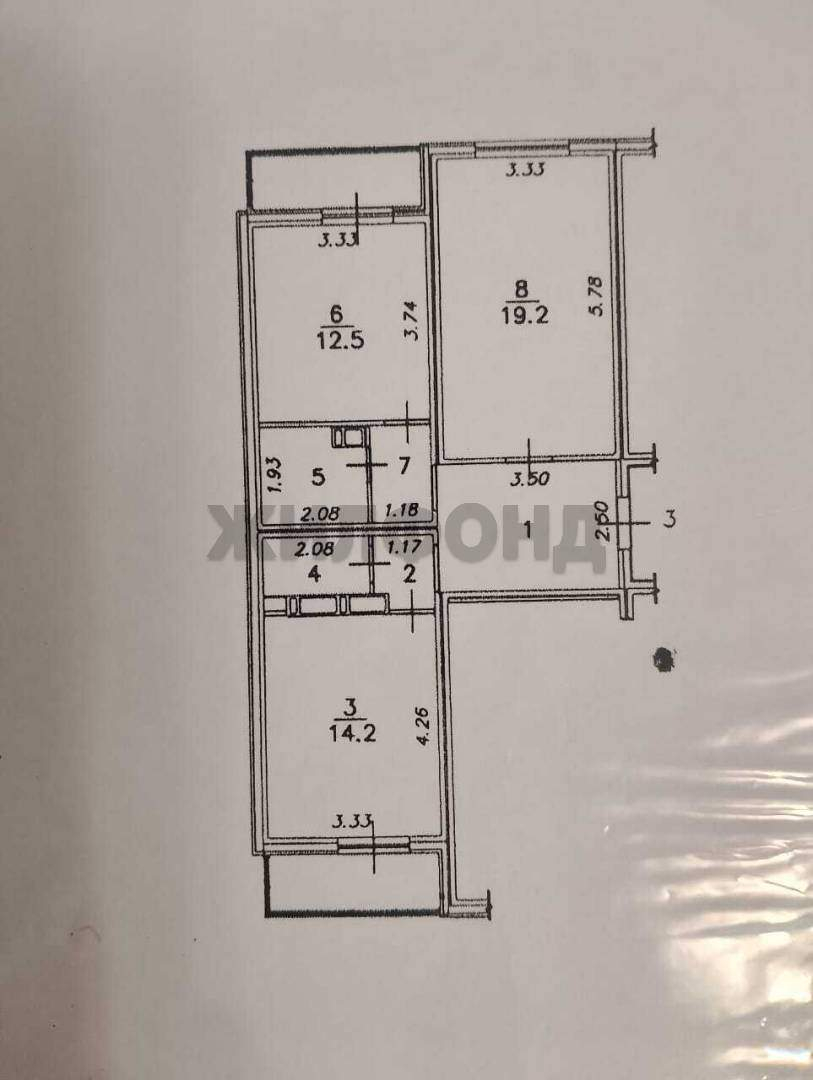 Квартира на продажу в Воронеже, Адмирала Чурсина улица, 4 фото №19