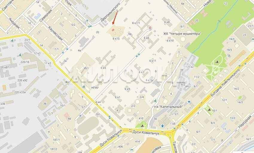 Участок на продажу в Новосибирске, Горбольницы территория