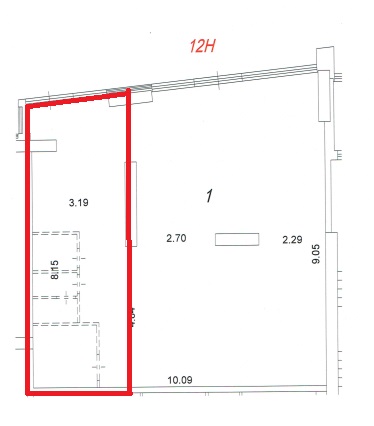 Сдам в аренду помещение свободного назначения 32.2 м.кв.