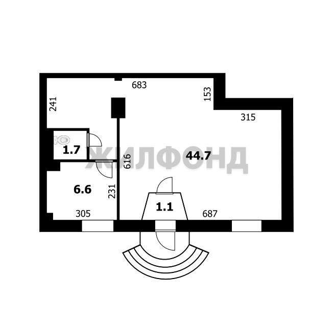 Продам магазин 54 м.кв.