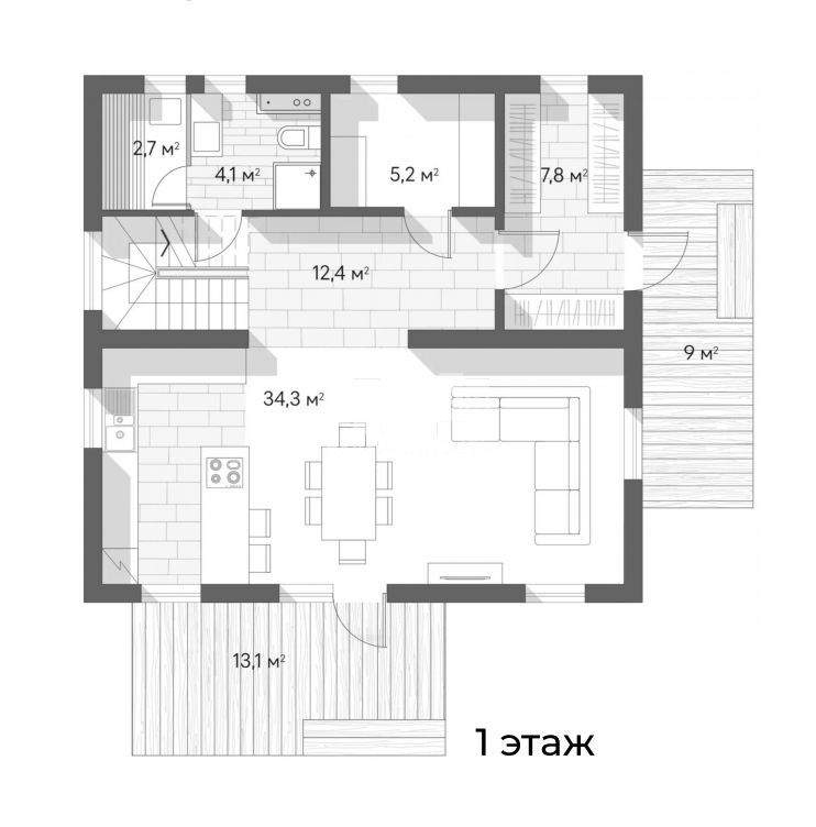 Коттедж на продажу в Мисайлово, Воздушная улица, 28 фото №7