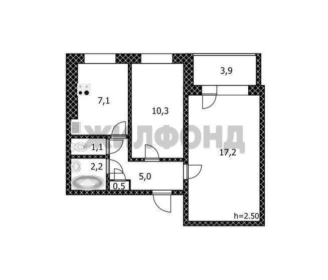 Квартира на продажу в ЗАТО Сибирском, Кедровая улица, 13 фото №1