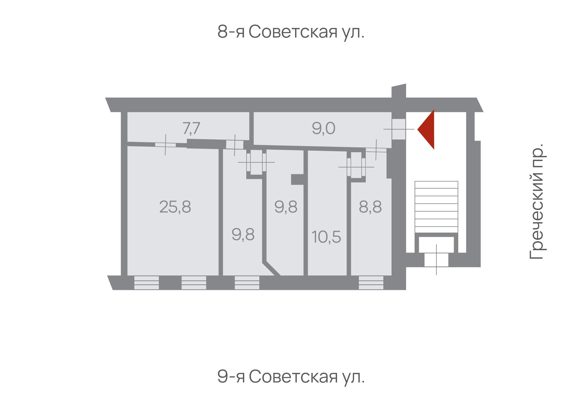Продам офис 82.6 м.кв.