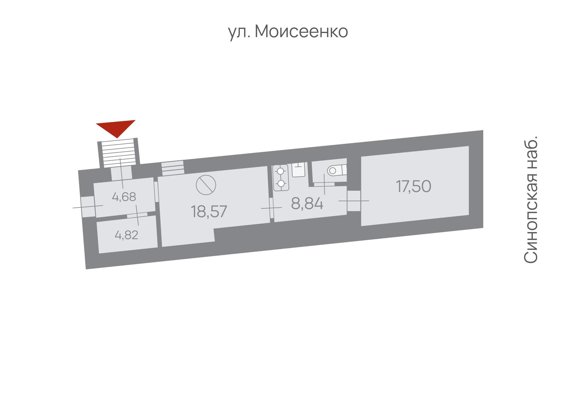 Продам офис 55.2 м.кв.