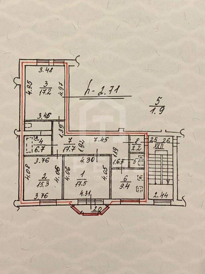 Квартира на продажу в Колпино, Анисимова улица, 5к7 фото №23