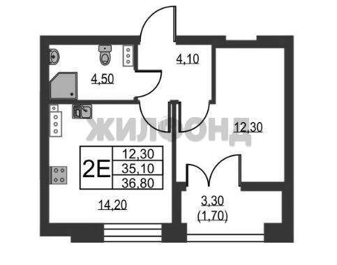 Квартира на продажу в городском посёлке Новоселье, Невская улица, 15к1 фото №2