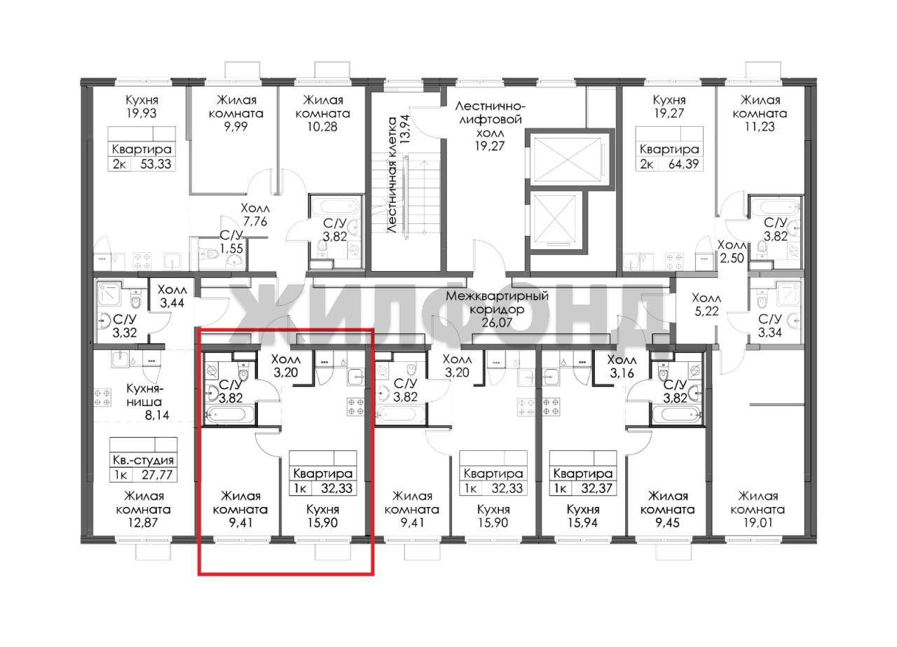 Квартира на продажу в городском посёлке Новоселье, Невская улица, 15к1 фото №6