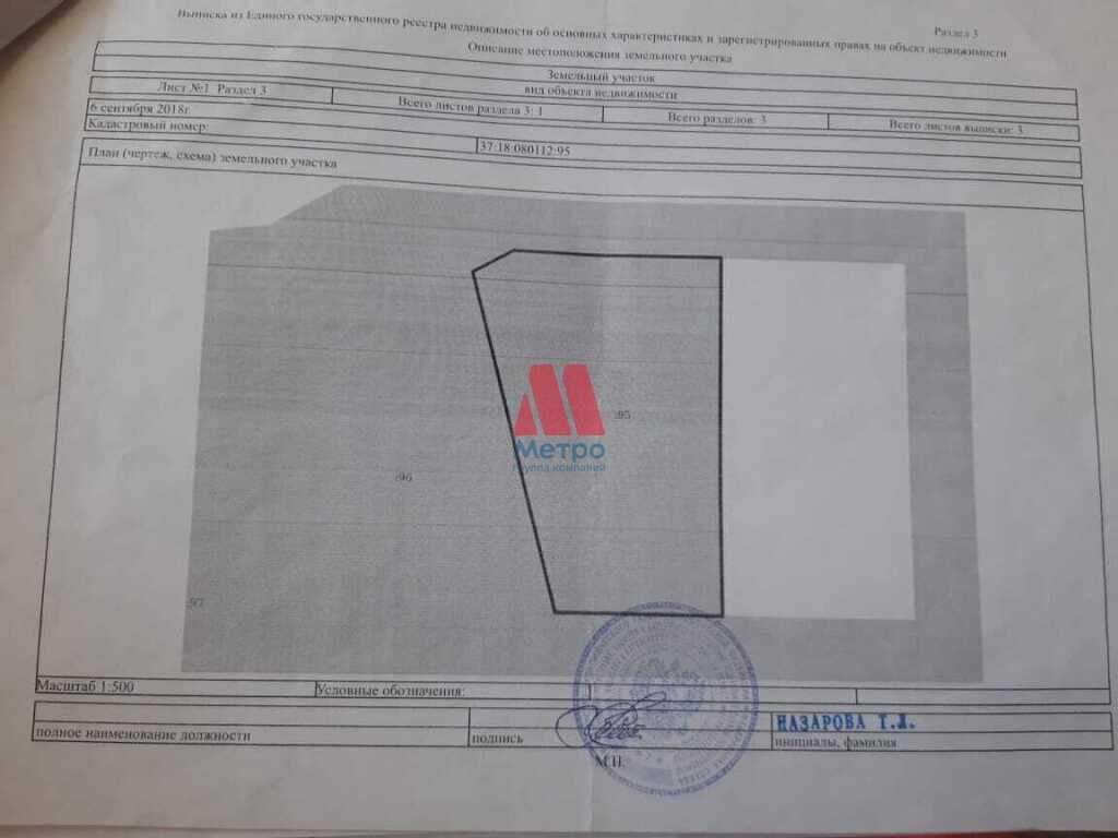 Продам земельный участок 1300 м.кв.