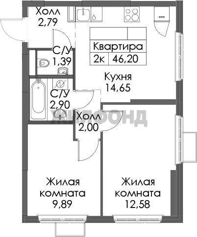Квартира на продажу в городском посёлке Новоселье, Невская улица, 15к3 фото №5