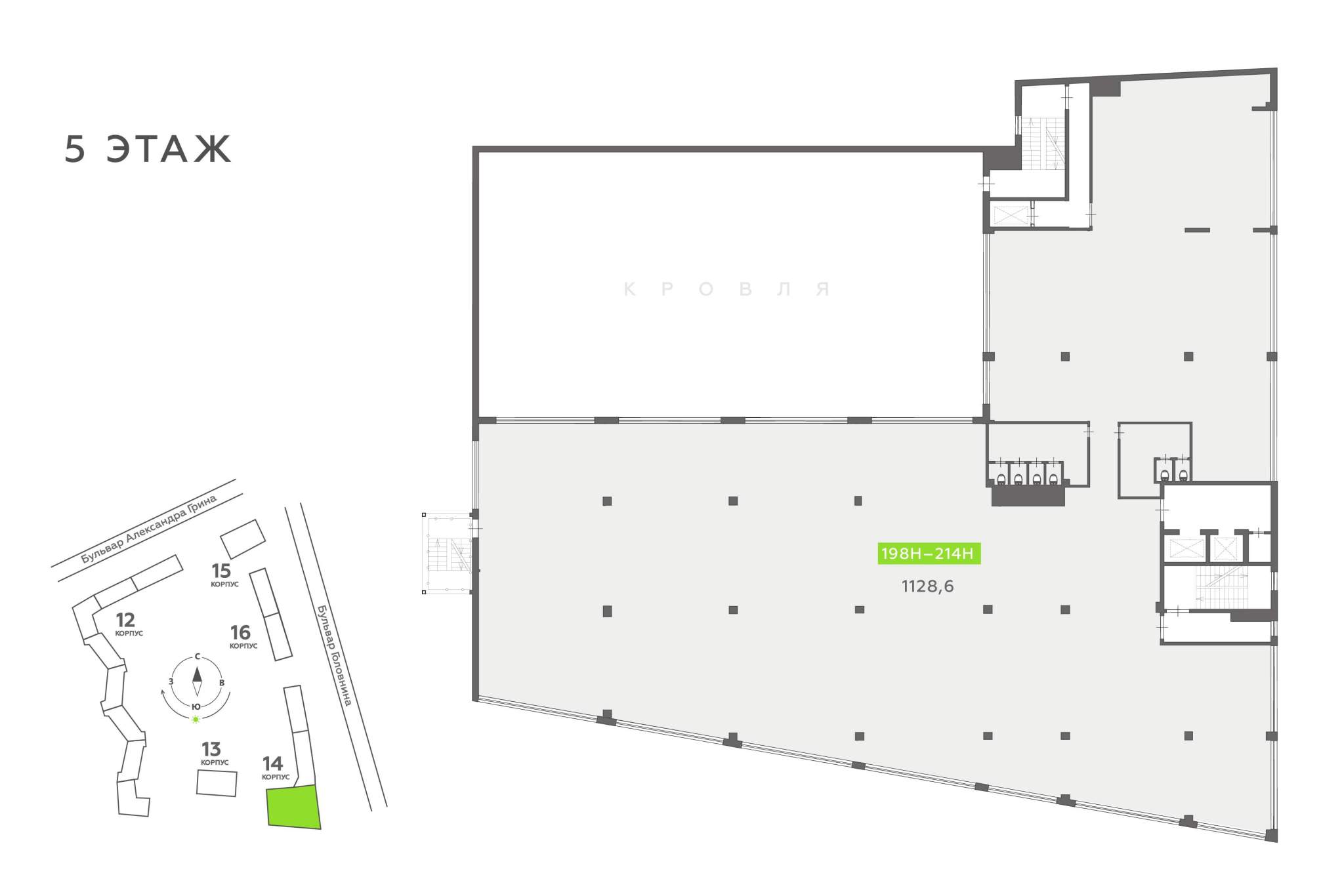 Продам офис 5830.3 м.кв.