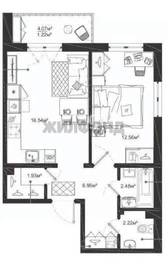 Квартира на продажу в городском посёлке Новоселье, Большая Балтийская улица, 10к1 фото №7