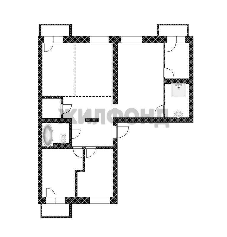 Квартира на продажу в Иркутске, Академическая улица, 28/6 фото №22