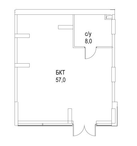 Сдам в аренду помещение свободного назначения 65 м.кв.