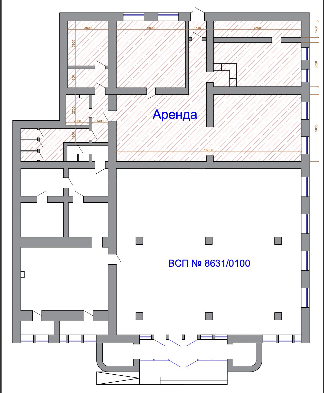 Сдам в аренду помещение свободного назначения 220.5 м.кв.