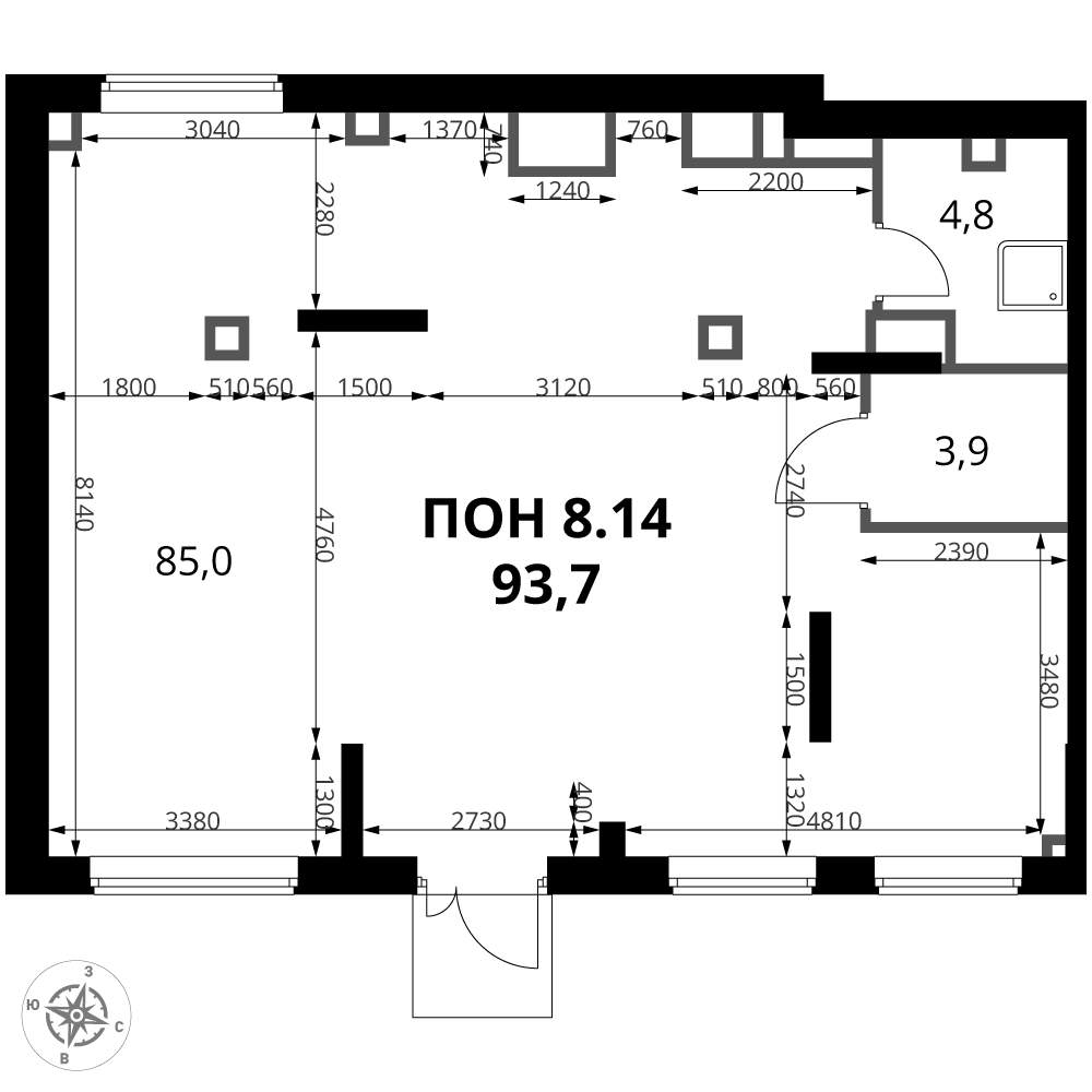 Продам офис 93.7 м.кв.