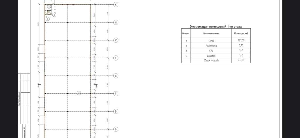 Продам склад 733.5 м.кв.