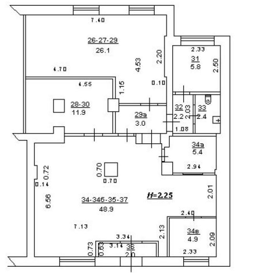 Продам помещение свободного назначения 50 м.кв.