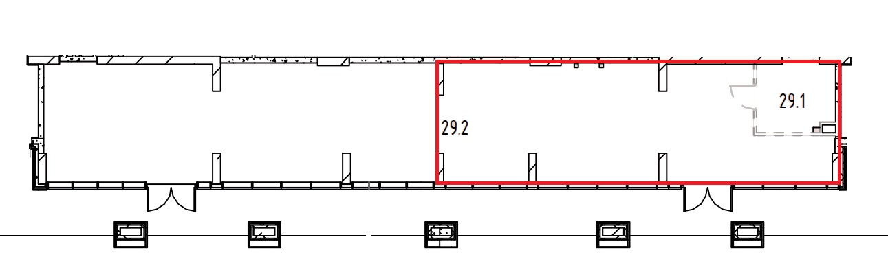 Сдам в аренду помещение свободного назначения 65.4 м.кв.