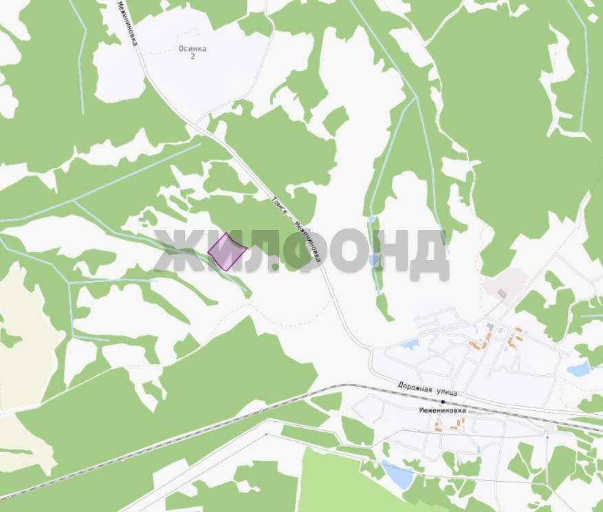 Участок на продажу в Межениновке, Северная улица фото №1