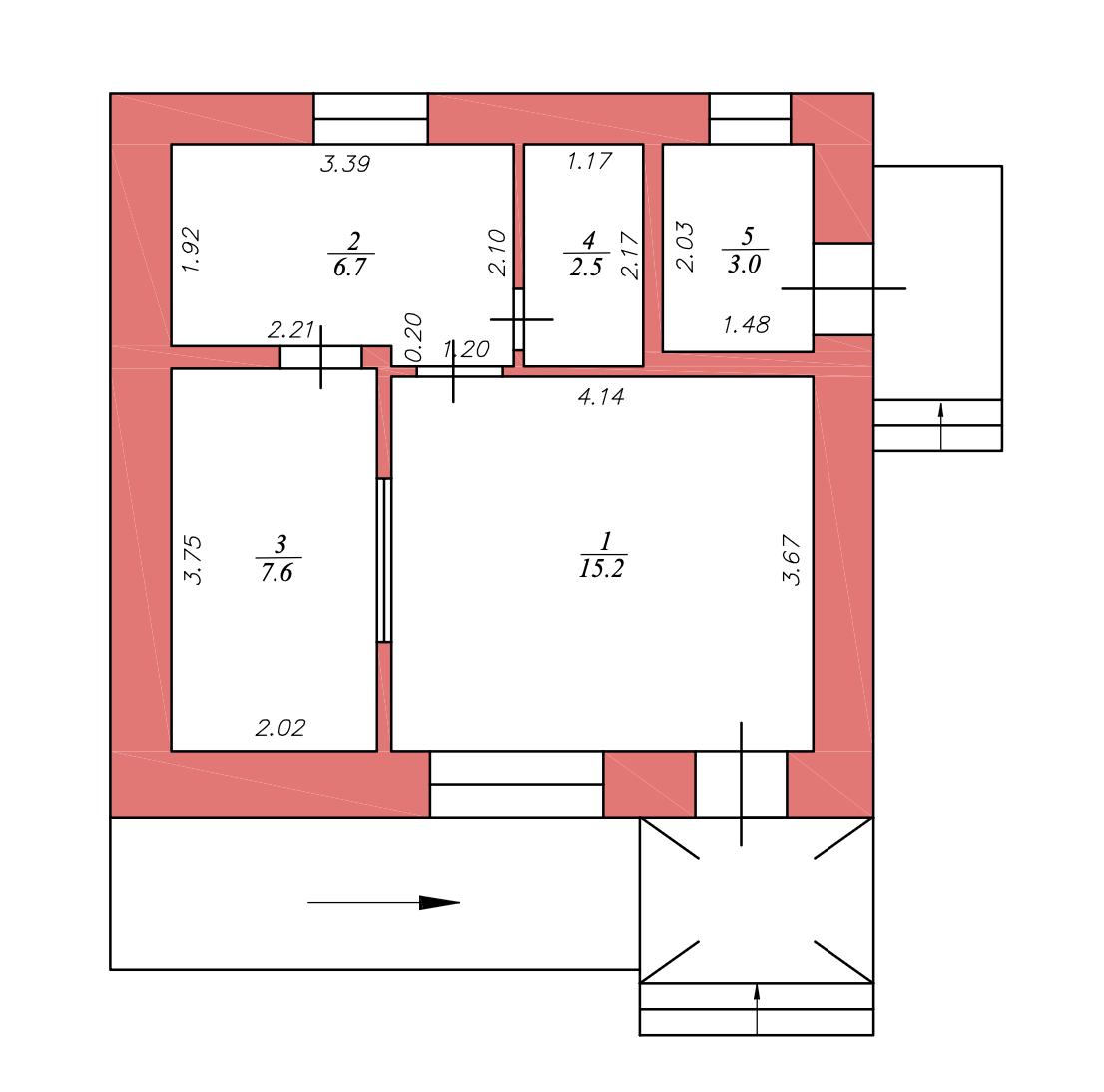 Продам помещение свободного назначения 37.5 м.кв.