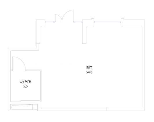 Сдам в аренду помещение свободного назначения 59.6 м.кв.