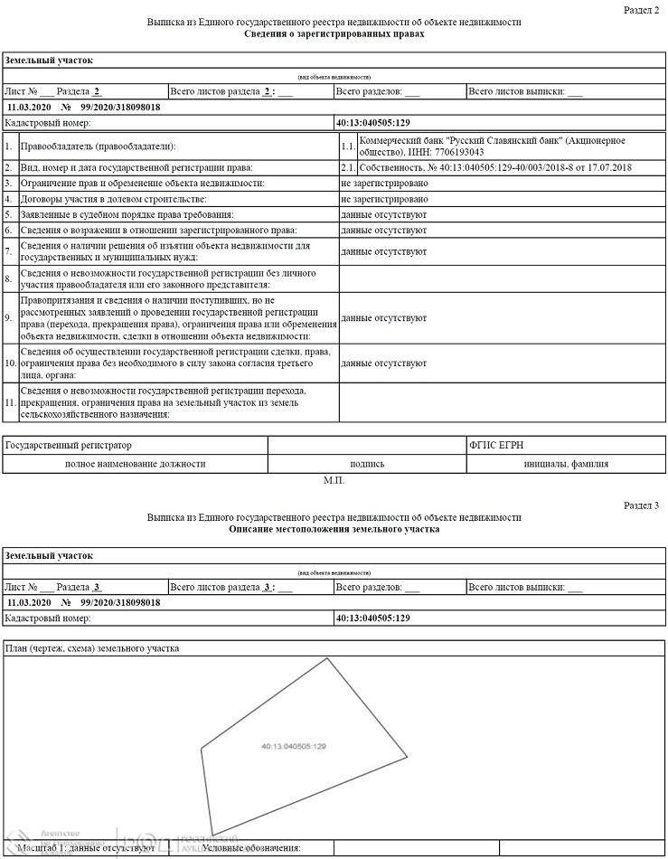 Продам земельный участок 2910 м.кв.