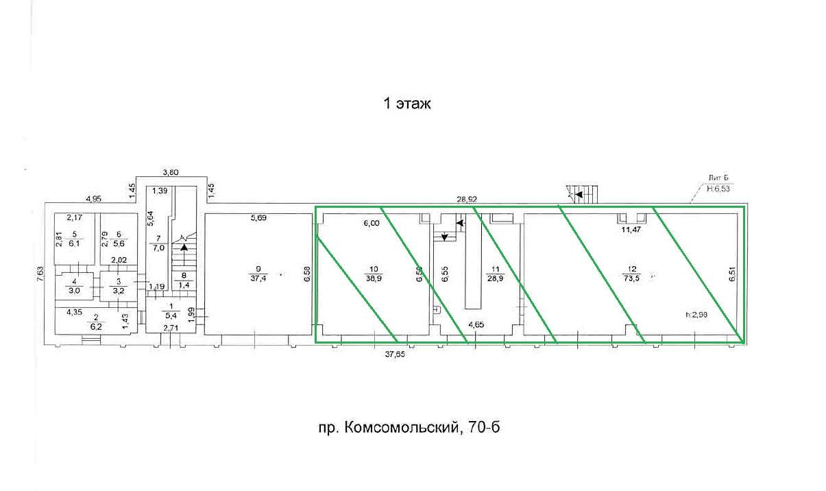 Сдам в аренду офис 423.3 м.кв.