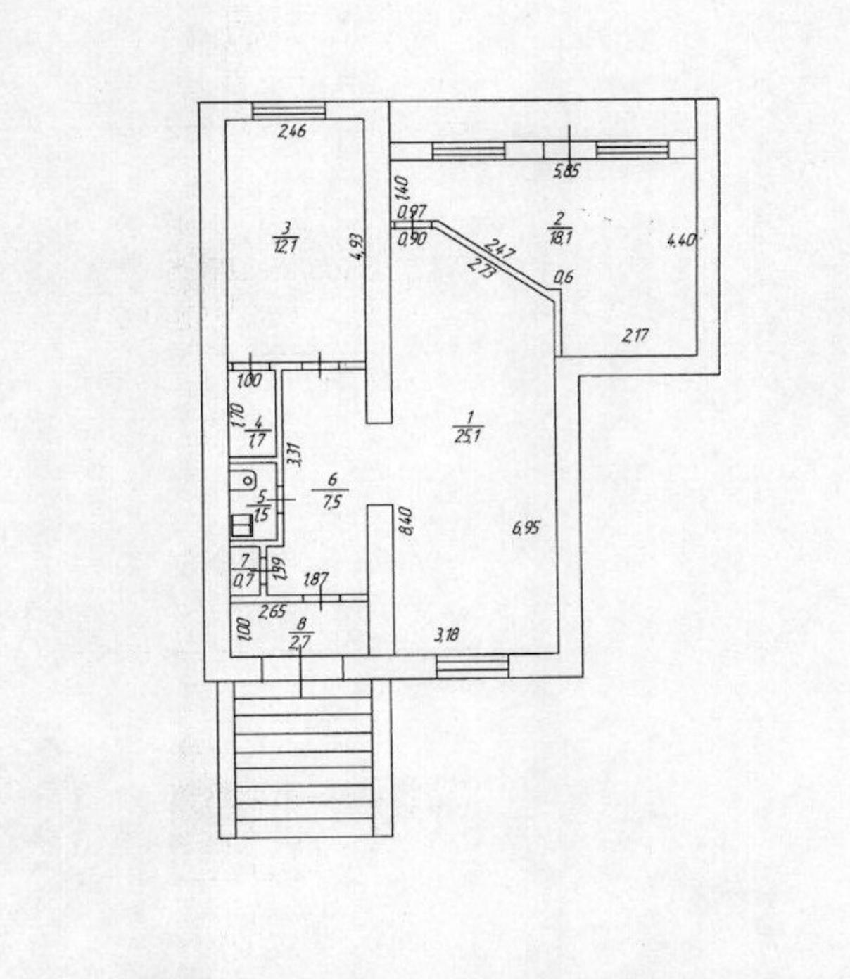 Продам помещение свободного назначения 69.4 м.кв.