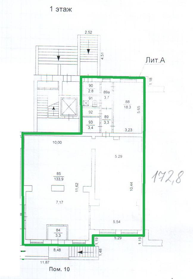 Сдам в аренду магазин 173 м.кв.