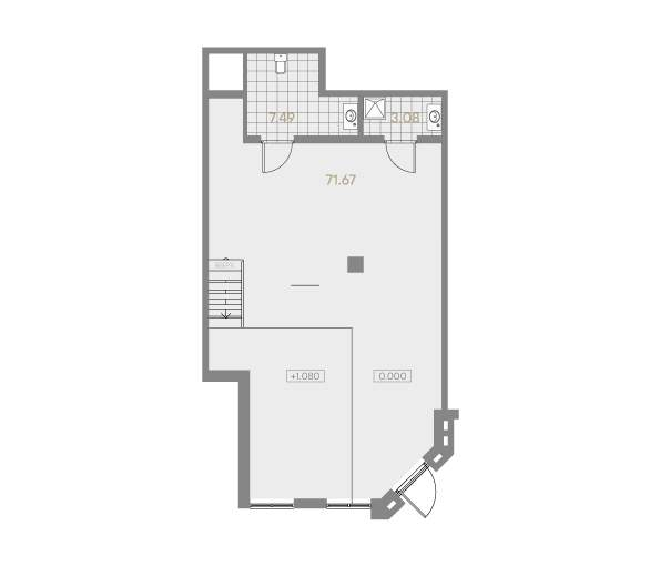 Продам офис 88.3 м.кв.