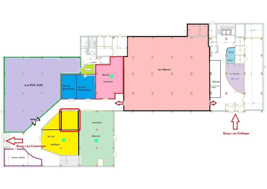 Сдам в аренду помещение свободного назначения 34 м.кв.